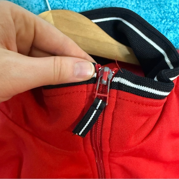 Vintage Puma Valley United Soccer Club Jacket Men’s L Red White Zip Up Training - Picture 10 of 14